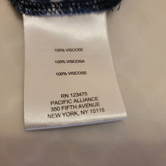 Jones New York Stripped Tunic Blue White Women Blouse Top Sleeveless Small - Picture 11 of 12